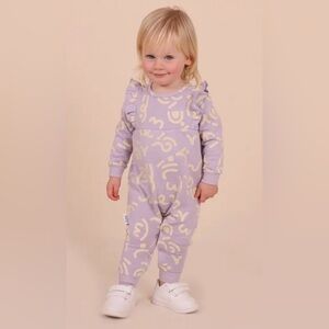 Wiggle Frill Fleece Romper by TINY TRIBE NWT 9-12M